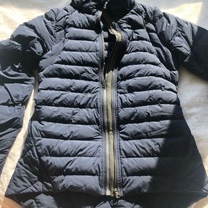Navy blue Lululemon puffy jacket